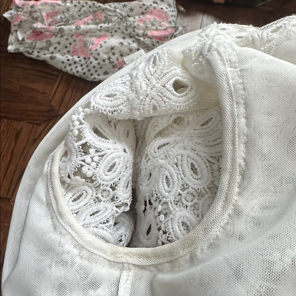 Jonathan Simkhai White Crochet Lace High-Neck Mini Dress - Picture 15 of 15